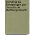 Grundriss Zu Vorlesungen Ber Die Rmische Litteraturgeschicht