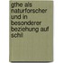 Gthe Als Naturforscher Und In Besonderer Beziehung Auf Schil