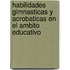 Habilidades Gimnasticas y Acrobaticas En El Ambito Educativo