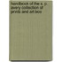 Handbook of the S. P. Avery Collection of Prints and Art Boo