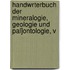 Handwrterbuch Der Mineralogie, Geologie Und Pal]ontologie, V