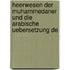Heerwesen Der Muhammedaner Und Die Arabische Uebersetzung De