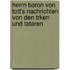 Herrn Baron Von Tott's Nachrichten Von Den Trken Und Tataren