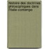 Histoire Des Doctrines Philosophiques Dans L'Italie Contempo
