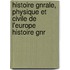 Histoire Gnrale, Physique Et Civile de L'Europe Histoire Gnr
