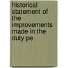 Historical Statement of the Improvements Made in the Duty Pe by Thomas Lean