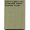 Historisch-Statistische Nachrichten Von Der Berhmten Residen by Friedrich Albrecht Klebe
