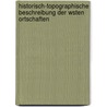 Historisch-Topographische Beschreibung Der Wsten Ortschaften door Georg Landau