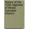 History Of The 112th Regiment Of Illinois Volunteer Infantry door Bradford F. Thompson
