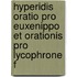 Hyperidis Oratio Pro Euxenippo Et Orationis Pro Lycophrone F