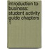 Introduction to Business: Student Activity Guide Chapters 1