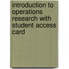 Introduction to Operations Research with Student Access Card by Gerald J. Lieberman