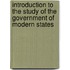 Introduction to the Study of the Government of Modern States