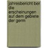 Jahresbericht Ber Die Erscheinungen Auf Dem Gebiete Der Germ