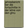 Jahresbericht Ber Die Fortschritte in Der Lehre Von Den Ghru door Alfred Koch