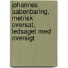 Johannes Aabenbaring, Metrisk Oversat, Ledsaget Med Oversigt door Jens Michael Hertz