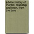 Jubilee History of Thorold, Township and Town, from the Time
