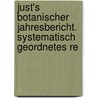 Just's Botanischer Jahresbericht. Systematisch Geordnetes Re by Friedrich Karl Fedde