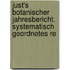 Just's Botanischer Jahresbericht. Systematisch Geordnetes Re
