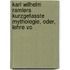 Karl Wilhelm Ramlers Kurzgefasste Mythologie, Oder, Lehre Vo