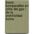 Kosto Komparatibo En Chile del Gas I de La Elektrizidad Komo