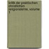 Kritik Der Praktischen Christlichen Religionslehre, Volume 1