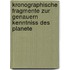 Kronographische Fragmente Zur Genauern Kenntniss Des Planete
