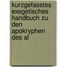 Kurzgefasstes Exegetisches Handbuch Zu Den Apokryphen Des Al door Otto Fridolin Fritzsche
