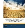 L'Amulette de Pascal Pour Servir L'Histoire Des Hallucinatio door Franois Llut