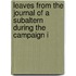 Leaves from the Journal of a Subaltern During the Campaign i