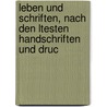 Leben Und Schriften, Nach Den Ltesten Handschriften Und Druc door Heinrich Seuse