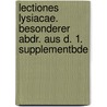 Lectiones Lysiacae. Besonderer Abdr. Aus D. 1. Supplementbde by Karl Friedrich Scheibe