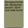 Literrgeschichte Der Deutschen Sprach- Dicht- Und Rede-Kunst door Hellmuth Winter