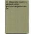 M. Alexander Castrn's Versuch Einer Jenissei-Ostjakischen Un