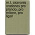 M.T. Ciceronis Orationes Pro Plancio, Pro Milone, Pro Ligari