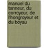 Manuel Du Tanneur, Du Corroyeur, de L'Hongroyeur Et Du Boyau