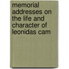 Memorial Addresses on the Life and Character of Leonidas Cam door 189 United States. 1st Sess.