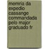 Memria Da Expedio Cassange Commandada Pelo Major Graduado Fr