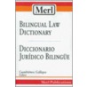 Merl Bilingual Law Dictionary, Diccionario Juridico Bilingue door Cuauhtemoc Gallegos