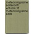 Meteorologische Zeitschrift, Volume 11 Meteorologische Zeits