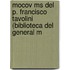 Mocov Ms Del P. Francisco Tavolini (biblioteca Del General M
