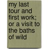 My Last Tour and First Work; Or a Visit to the Baths of Wild door Lady Ann Vavasour