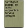 Narrationes Excerpt] Ex Latinis Scriptoribus Servato Temporu door Jean Baptiste Dumouchel