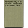 Natural History of All the Most Remarkable Quadrupeds, Birds by J. Macloc