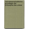 Naturwissenschaftlichen Grundlagen Der Philosophie Des Unbew door Steffen W. Schmidt