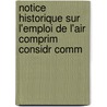 Notice Historique Sur L'Emploi de L'Air Comprim Considr Comm door A.P. H. Gaugain