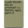 Nuadh Bhreith, Leis an Urramach I.U. Fletcher, Agus, Gairm D by Samuel Corbyn