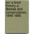 Ocr A Level History A: Liberals And Conservatives, 1846-1895