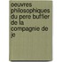 Oeuvres Philosophiques Du Pere Buffier De La Compagnie De Je