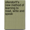 Ollendorff's New Method of Learning to Read, Write and Speak by Mariano Velazquez De La Cadena